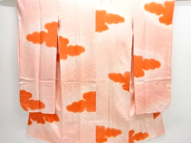 Japanese Kimono / Chirimen Kinsha Silk